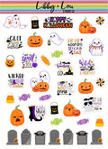 Halloween Decorative Planner Sticker | Libby and Lou Sticker Co