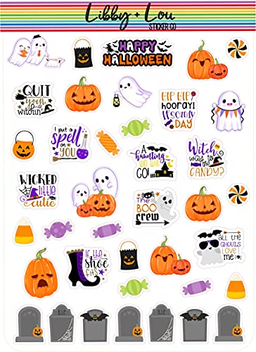 Halloween Decorative Planner Sticker | Libby and Lou Sticker Co
