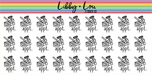 Wax Appointment | Libby and Lou Sticker Co