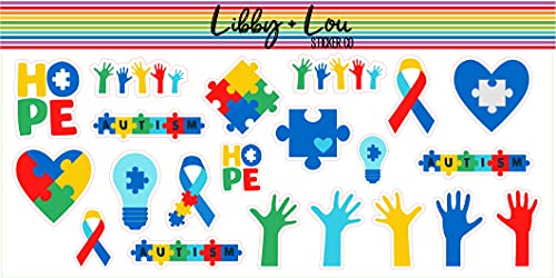 Autism Awareness Planner Sticker | Libby and Lou Sticker Co