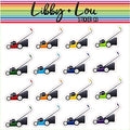 Lawn Mower Planner Stickers | Libby and Lou Sticker Co