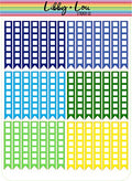 Colorful Checklist Flags Planner Sticker | Libby and Lou Sticker Co