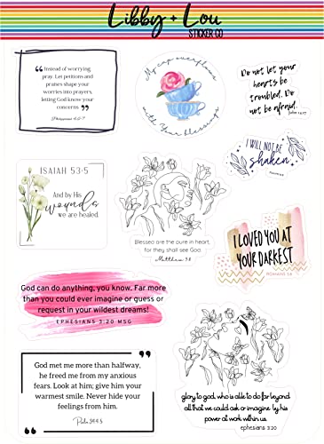 Bible Verse Planner Sticker | Libby and Lou Sticker Co
