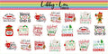 Christmas Baking Quotes Decorative Planner Sticker | Libby and Lou Sticker Co