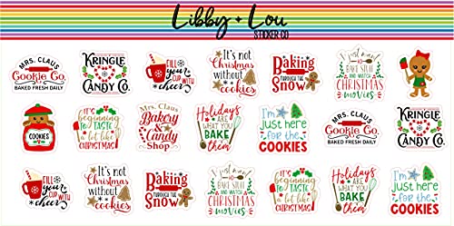 Christmas Baking Quotes Decorative Planner Sticker | Libby and Lou Sticker Co