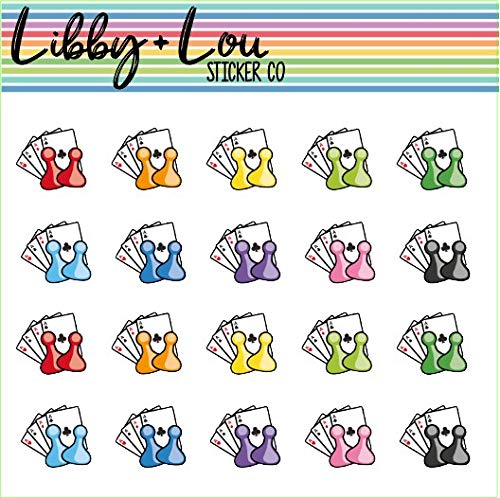 Playing Cards Planner Stickers | Game Night | Erin Condren | Happy Planner | Agenda | Calendar