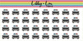 Police Car Planner Sticker | Libby and Lou Sticker Co