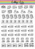 School Planner Stickers | No School | First Day of School | Parent Teach Conference | Picture Day | Field Trip | Libby and Lou Sticker Co