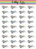 Allergy Shot Planner Sticker | Libby and Lou Sticker Co