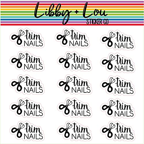 Trim Nails Pet Planner Sticker | Libby and Lou Sticker Co