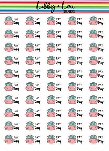 Pay Day Planner Sticker | Libby and Lou Sticker Co