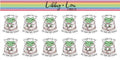 It's Okay if All You Did Today was Survive Frog Planner Sticker | Libby and Lou Sticker Co