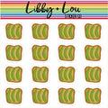 Avocado Toast Planner Sticker | Libby and Lou Sticker Co
