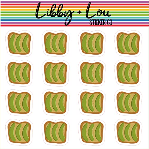 Avocado Toast Planner Sticker | Libby and Lou Sticker Co