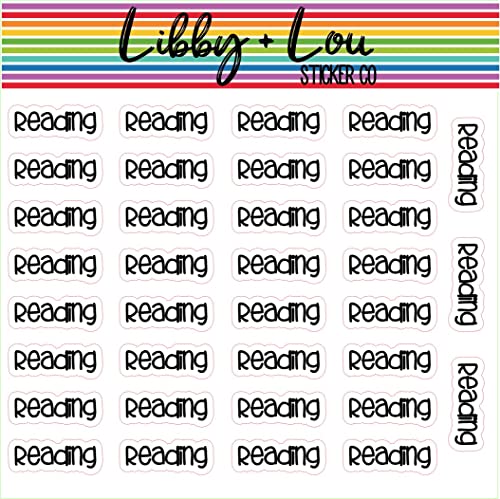 Reading Planner Stickers | Libby and Lou Sticker Co