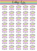 Your Mind Needs Rest Too Planner Sticker | Libby and Lou Sticker Co