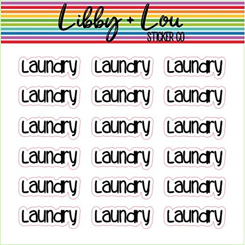 Laundry Planner Stickers | Libby and Lou Sticker Co