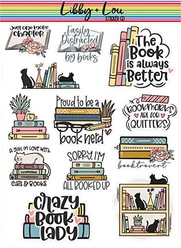 Book Quotes Planner Sticker | Libby and Lou Sticker Co