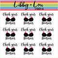 Self Breast Exam Planner Stickers | Breast Cancer Awareness | Libby and Lou Sticker Co