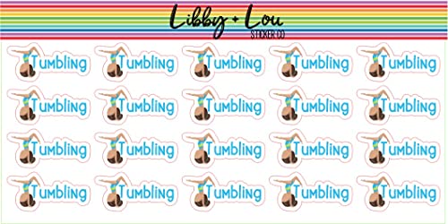 Gymnastics Tumbling Planner Sticker | Libby and Lou Sticker Co