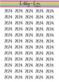 2024 Planner Sticker | Libby and Lou Sticker Co