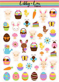 Easter Decorative Planner Stickers | Libby + Lou Sticker Co