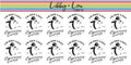 I'm Not Lazy Penguin Funny Planner Sticker | Libby and Lou Sticker Co