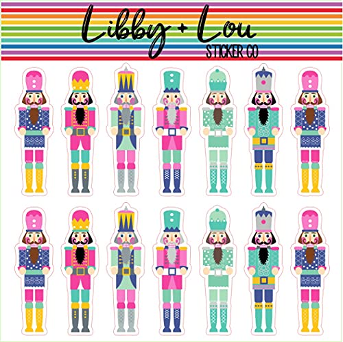 Nutcracker Planner Stickers | Christmas Decorative Stickers | Libby and Lou Sticker Co