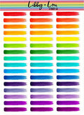Brush Strokes Planner Sticker | Libby and Lou Sticker Co