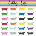 Mini Bath Tub Planner Sticker | Libby and Lou Sticker Co