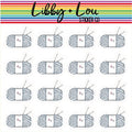 Knitting Yarn Planner Sticker | Libby and Lou Sticker Co