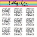 Squirrel Quote Planner Sticker | Libby and Lou Sticker Co
