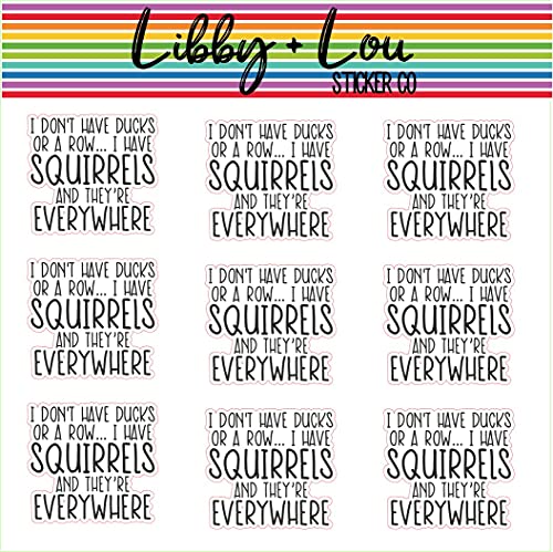 Squirrel Quote Planner Sticker | Libby and Lou Sticker Co