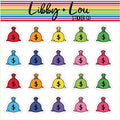 Money Bags Planner Stickers | Libby and Lou Sticker Co
