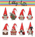 Christmas Gnomes Decorative Planner Sticker | Libby and Lou Sticker Co