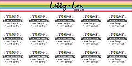 Don't Stress Planner Sticker | Libby and Lou Sticker Co
