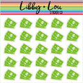 Pay Day Planner Sticker| Dollar Bills | Libby and Lou Sticker Co