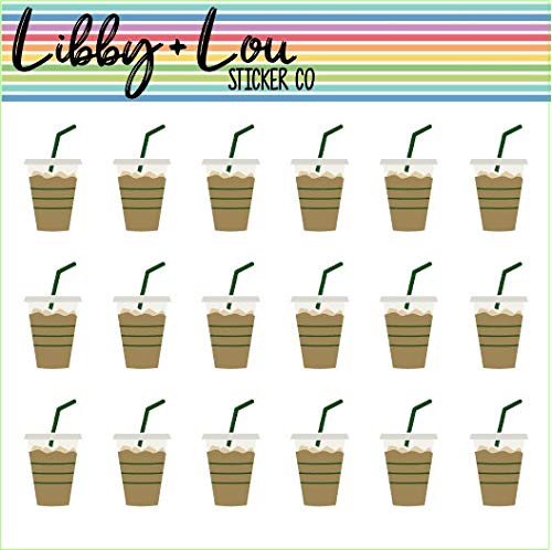 Iced Coffee Planner Sticker | Libby and Lou Sticker Co