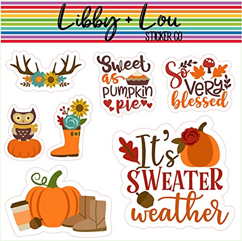 Fall Quotes Planner Sticker | Autumn | Libby and Lou Sticker Co