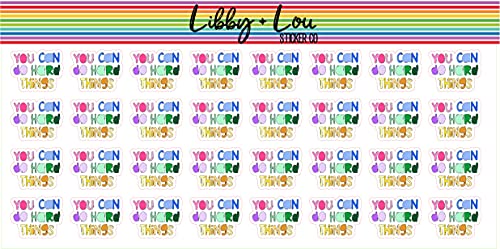 You Can Do Hard Things Planner Sticker | Libby and Lou Sticker Co