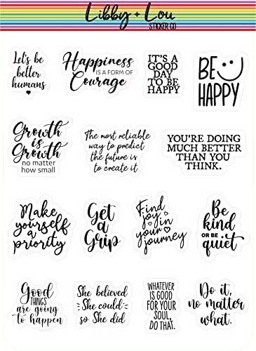 Mental Health Quotes Planner Sticker | Libby and Lou Sticker Co