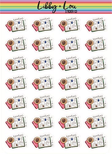 Reading Time Planner Sticker | Libby and Lou Sticker Co