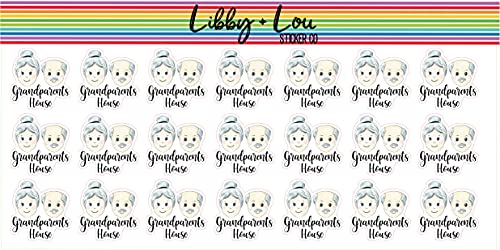 Grandparents House Planner Sticker | Libby and Lou Sticker Co