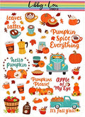 Fall Decorative Planner Sticker | Autumn | Libby and Lou Sticker Co