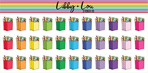 Grocery Bag Planner Sticker | Libby and Lou Sticker Co
