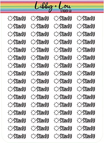 Study Planner Sticker | Academic Planner | Libby and Lou Sticker Co