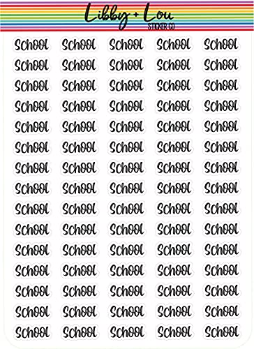 School Planner Sticker | Libby and Lou Sticker Co
