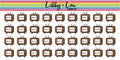 Streaming Service TV Planner Sticker | Libby and Lou Sticker Co