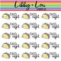 Taco Night Planner Sticker | Libby and Lou Sticker Co