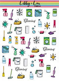 Cleaning Planner Stickers | Libby and Lou Sticker Co